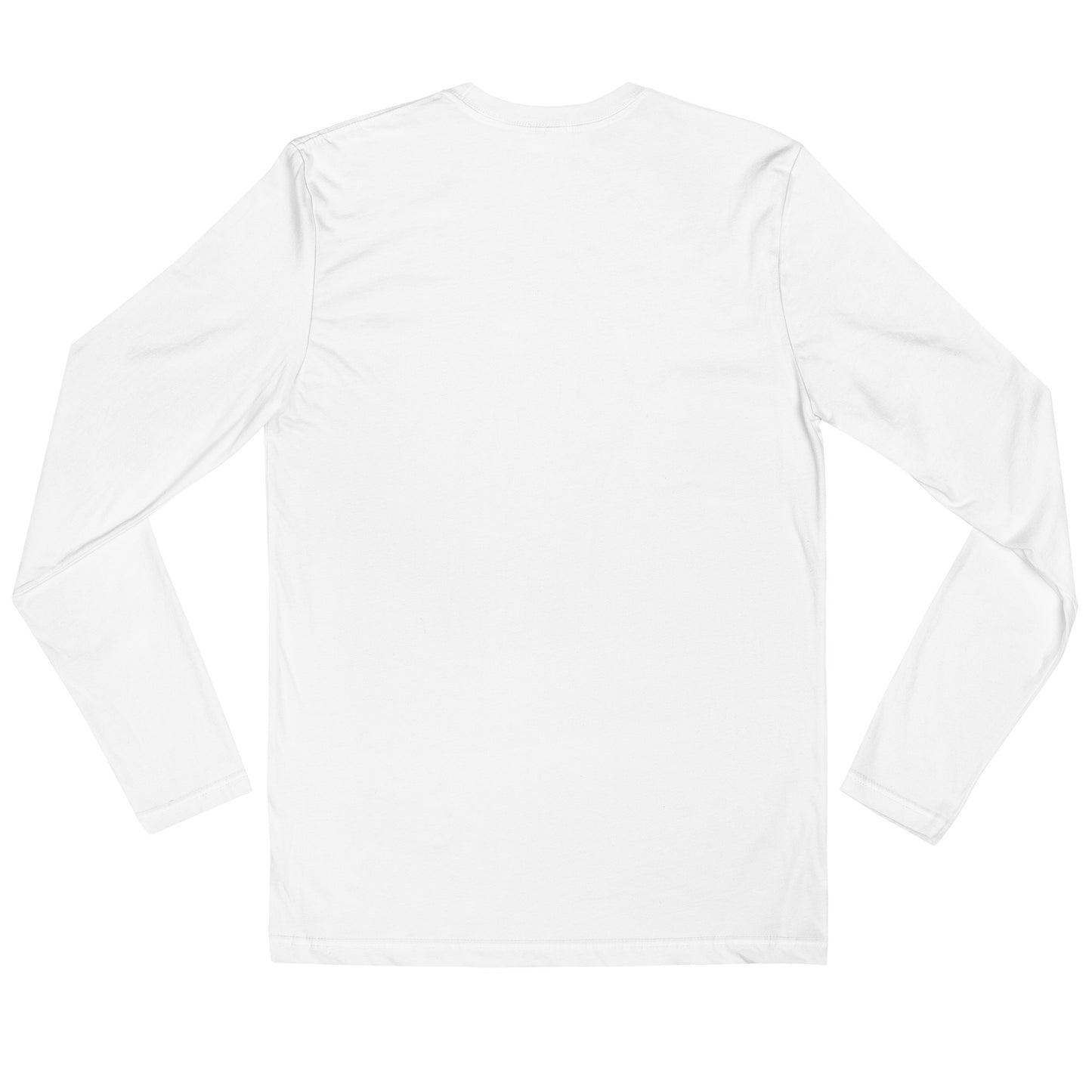 Men's Fitted Long Sleeve T-Shirt - Small Logo