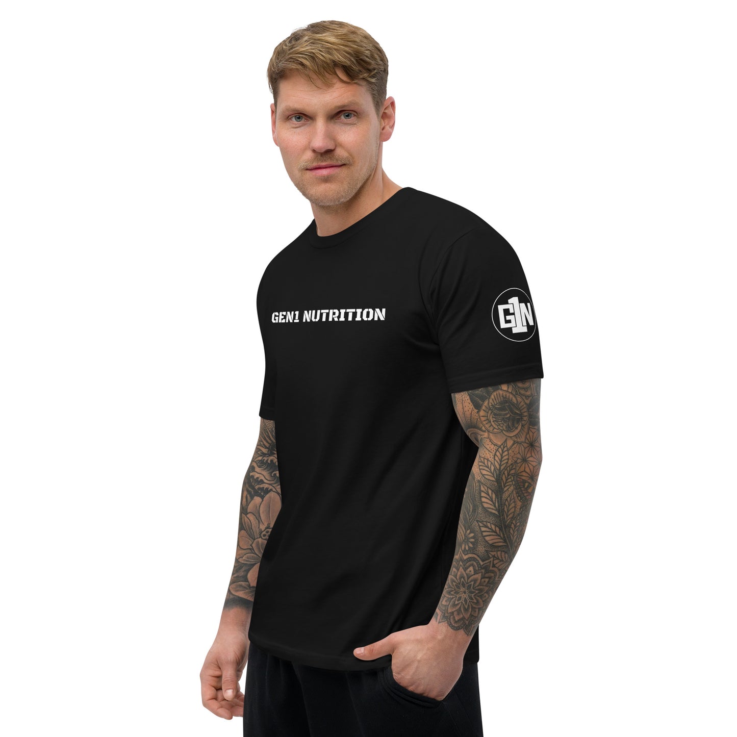 Men’s Fitted Short Sleeve T-shirt - GEN1 NUTRITION