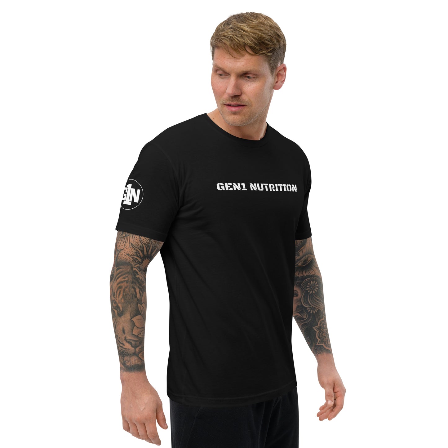 Men’s Fitted Short Sleeve T-shirt - GEN1 NUTRITION