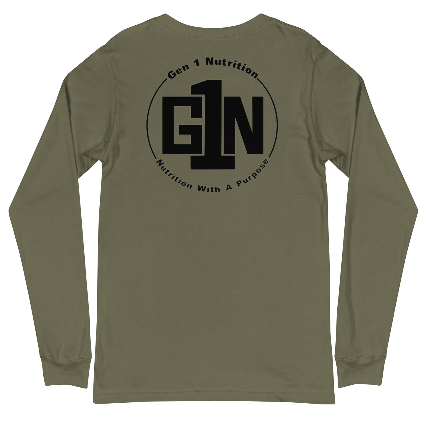 Men's Regular Fit Long Sleeve T-Shirt - Large Logo